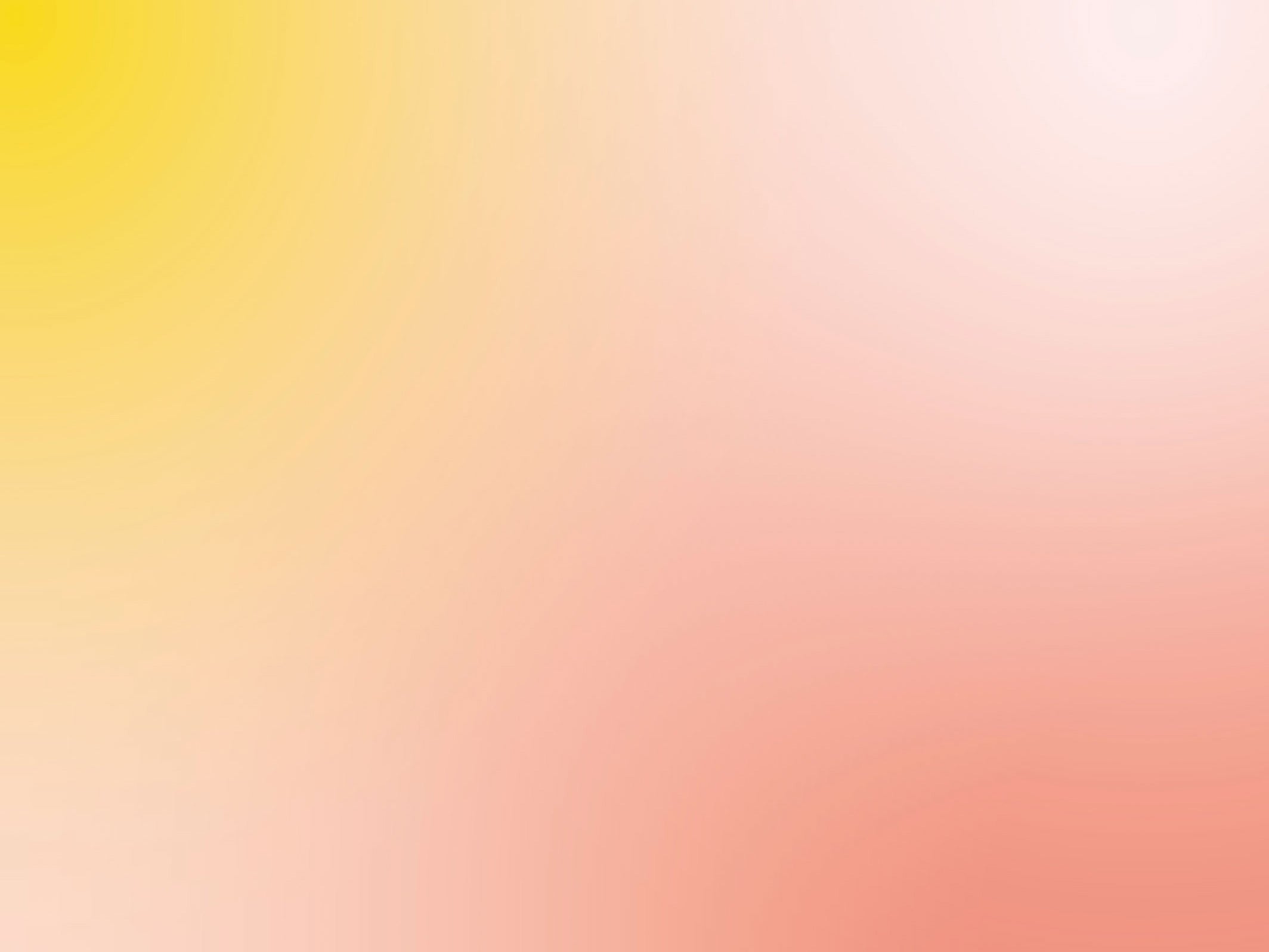 Panoramic Graphic Wallpaper - Archie - Jaune & Rose pêche