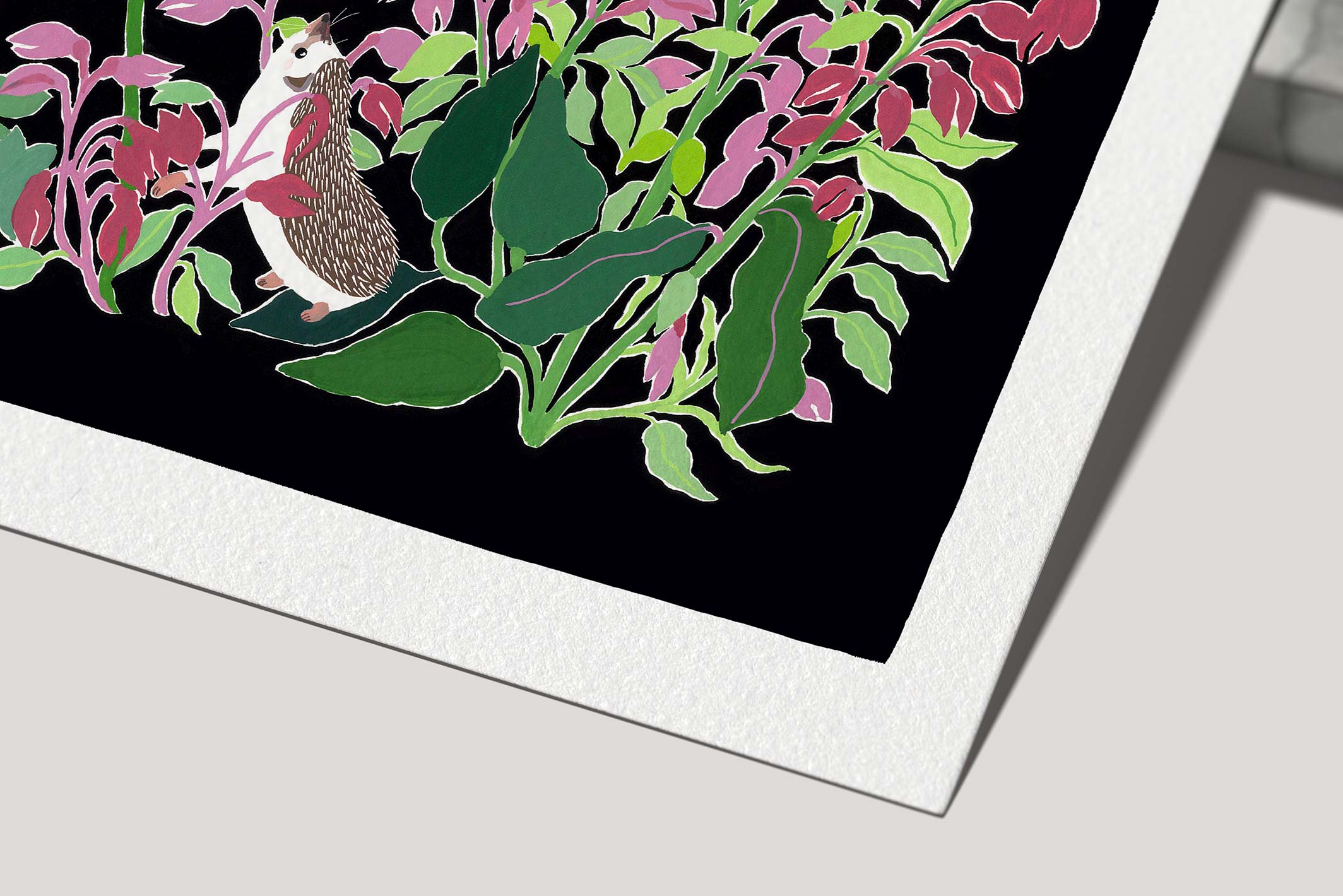 Affiche Le Temps des Fleurs - tirage numéroté et signé