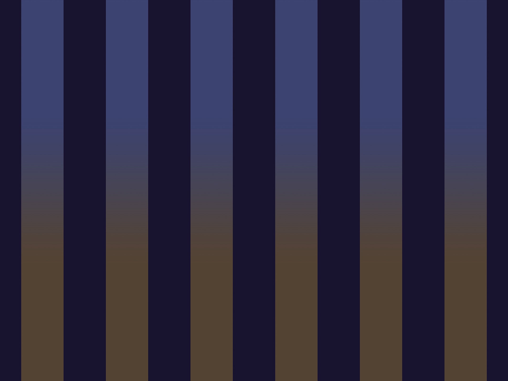Gradient graphic wallpaper - Eliott - Bleu nuit & Ocre