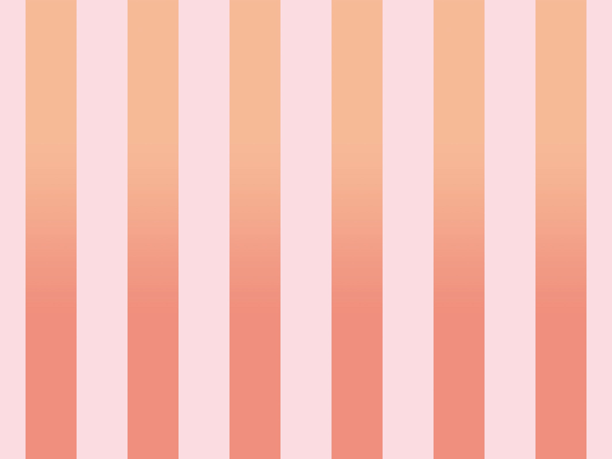 Gradient graphic wallpaper - Eliott - Rose pêche & Abricot