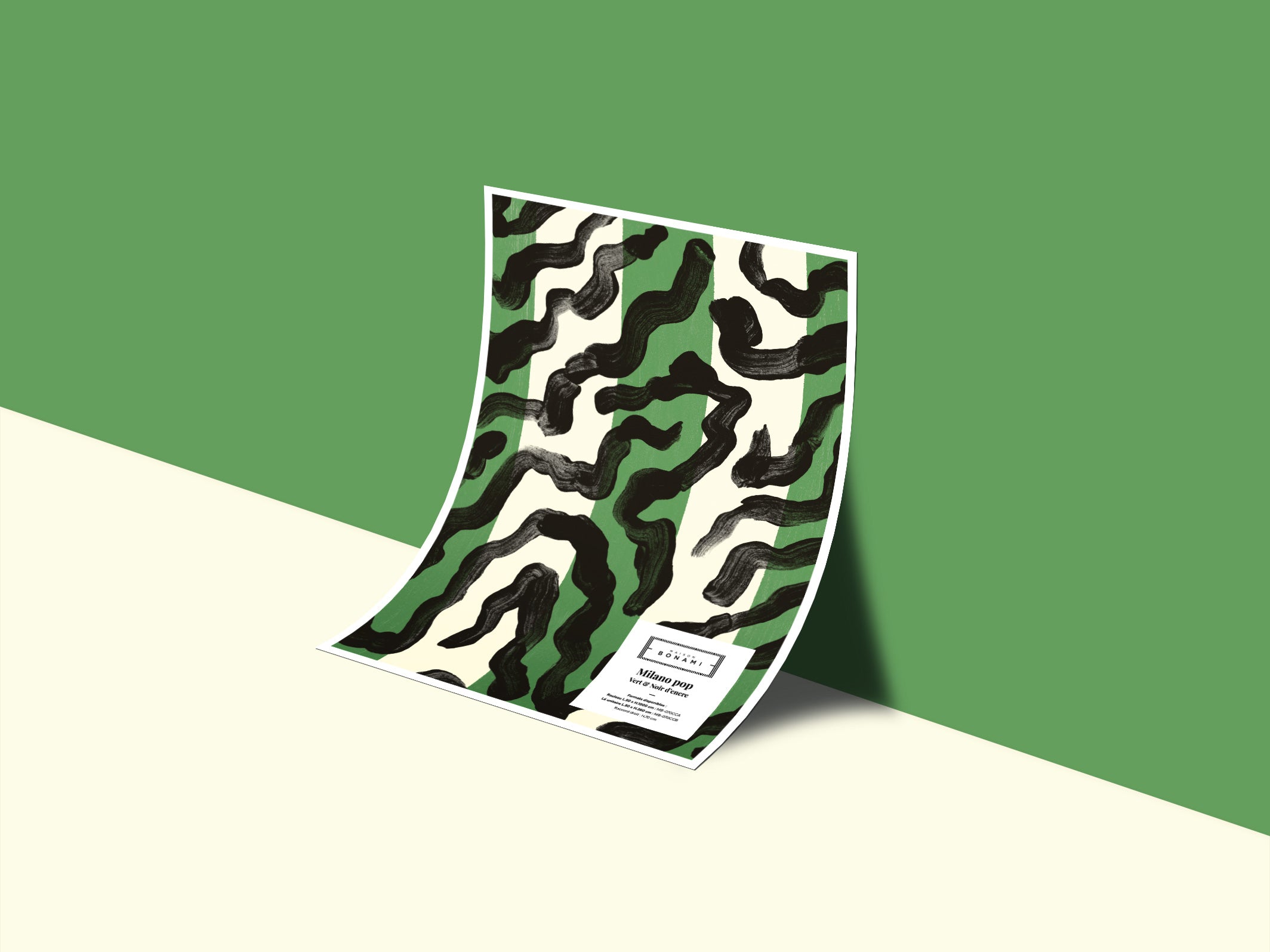 Échantillon papier peint Milano Pop