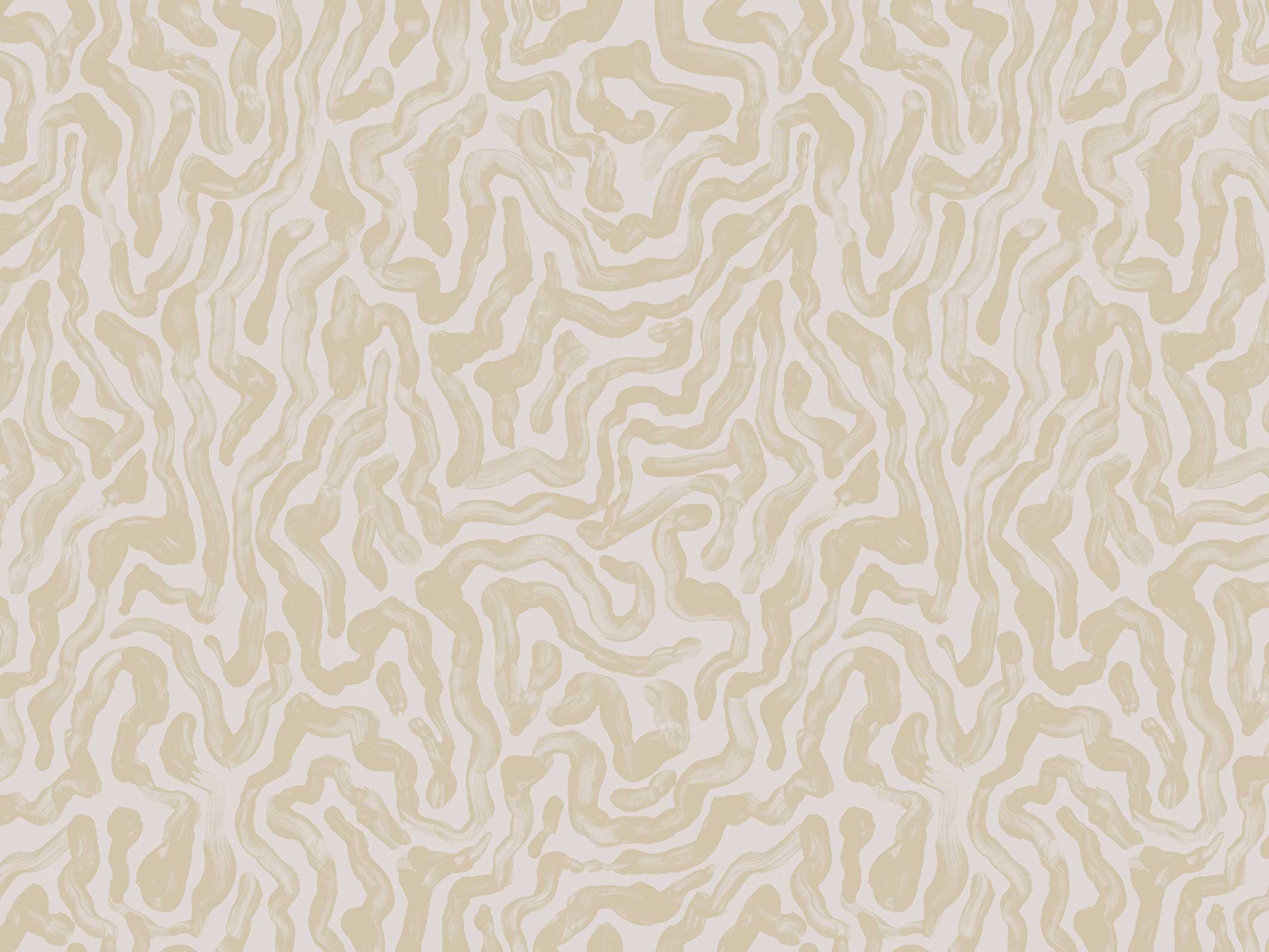 Papier peint Palace marbré, Sable & Beige nature, motif seul