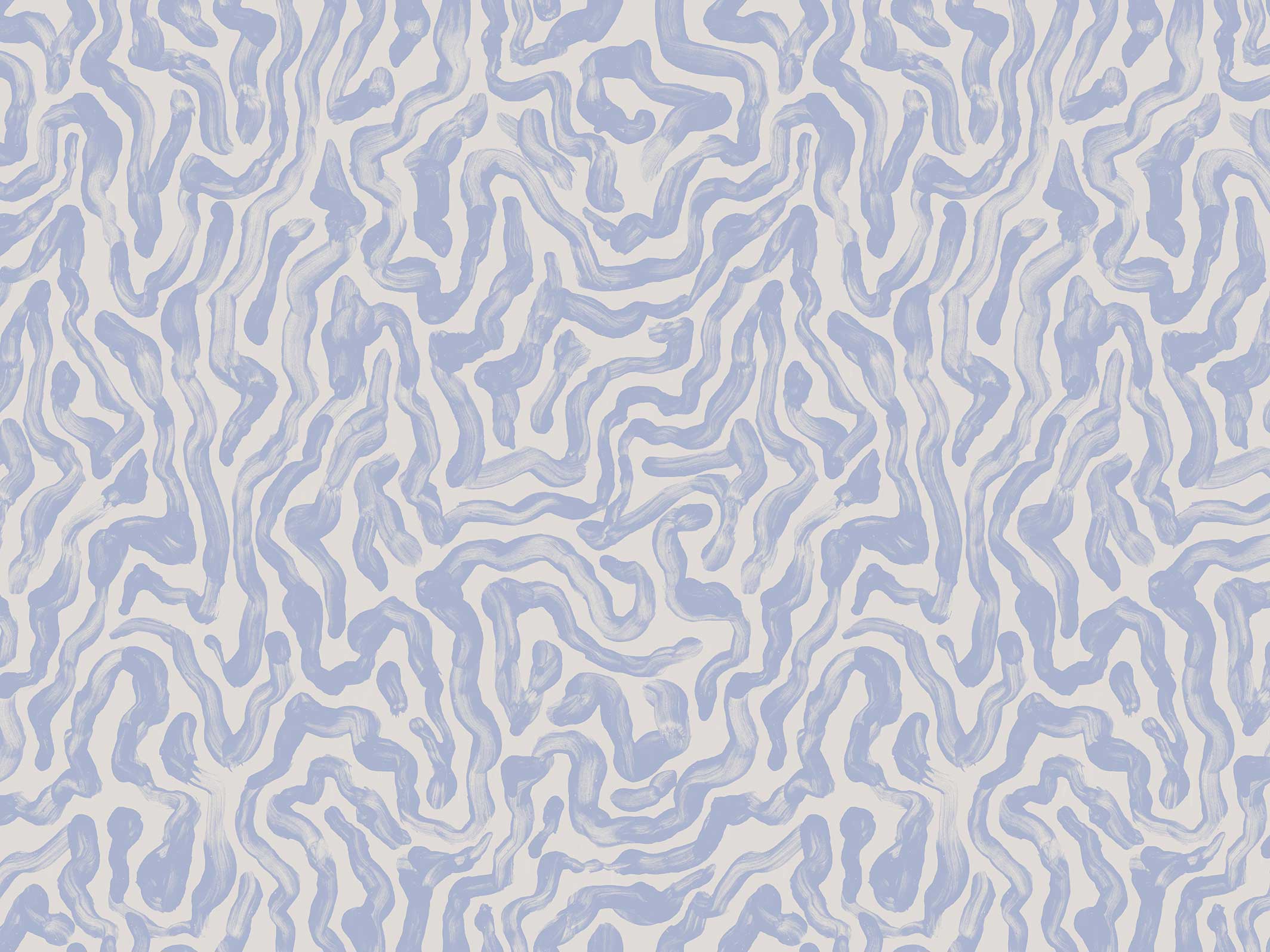 Papier peint Palace marbré sable et bleu - motif