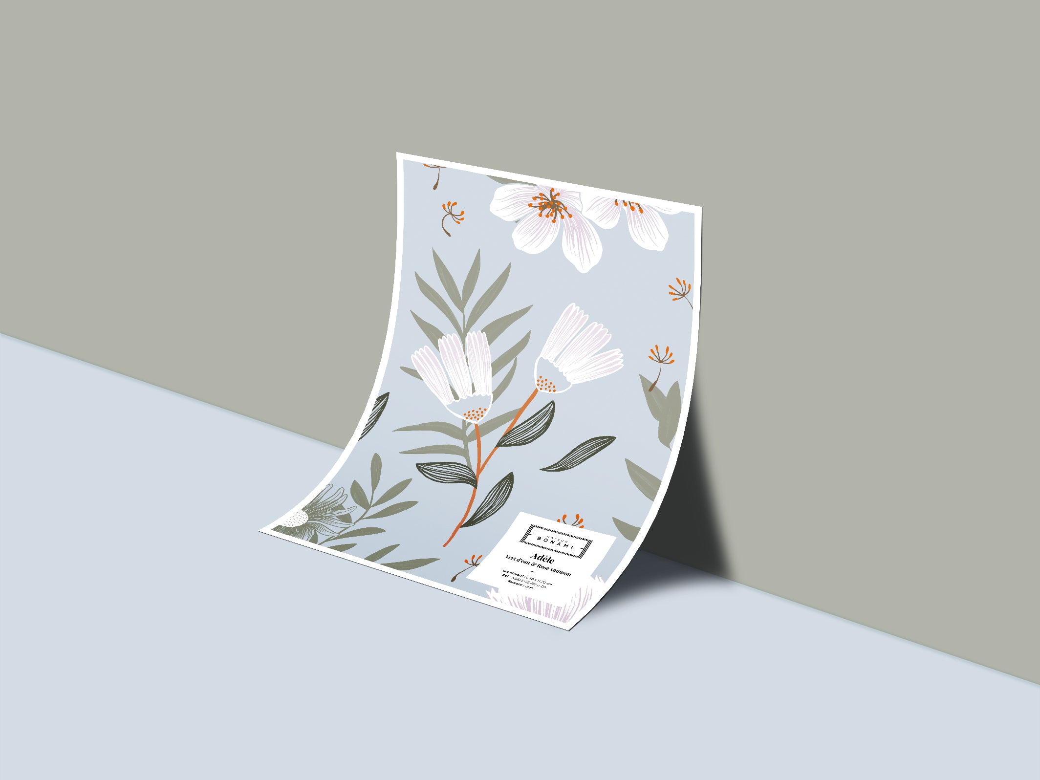 Échantillon papier peint Adèle