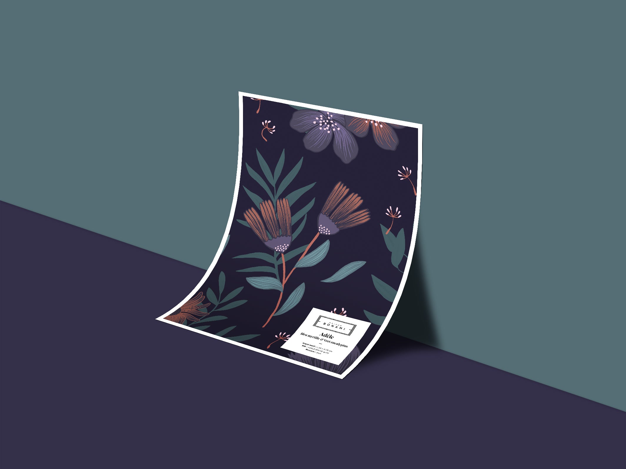 Échantillon papier peint Adèle