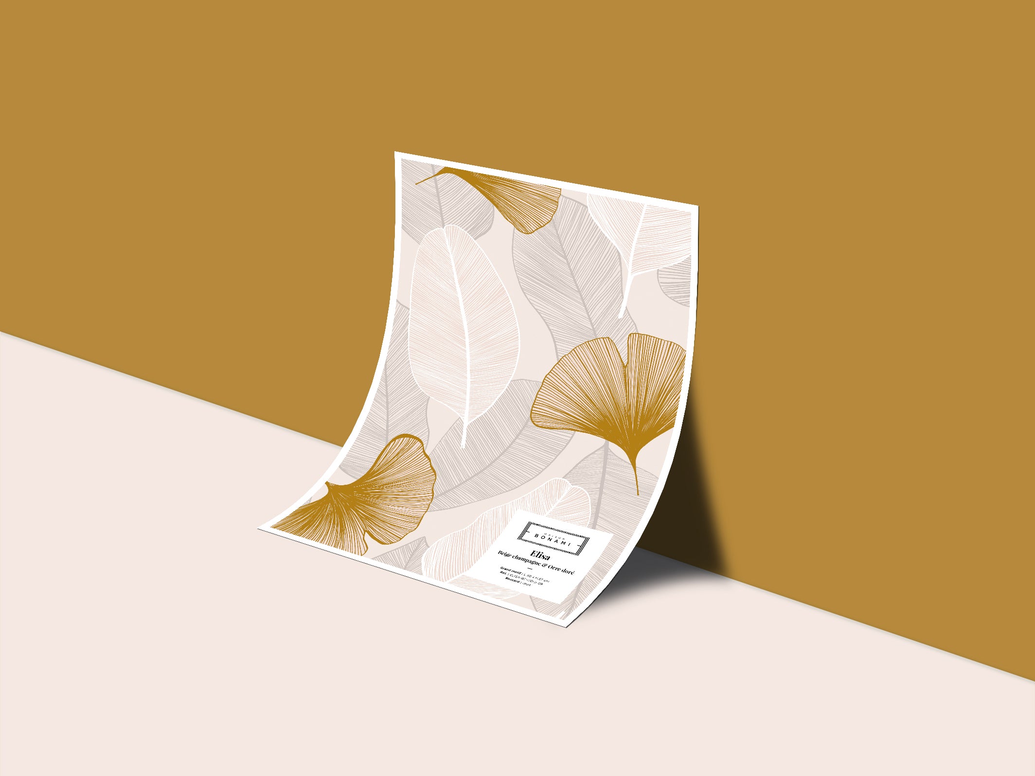 Échantillon papier peint Elisa