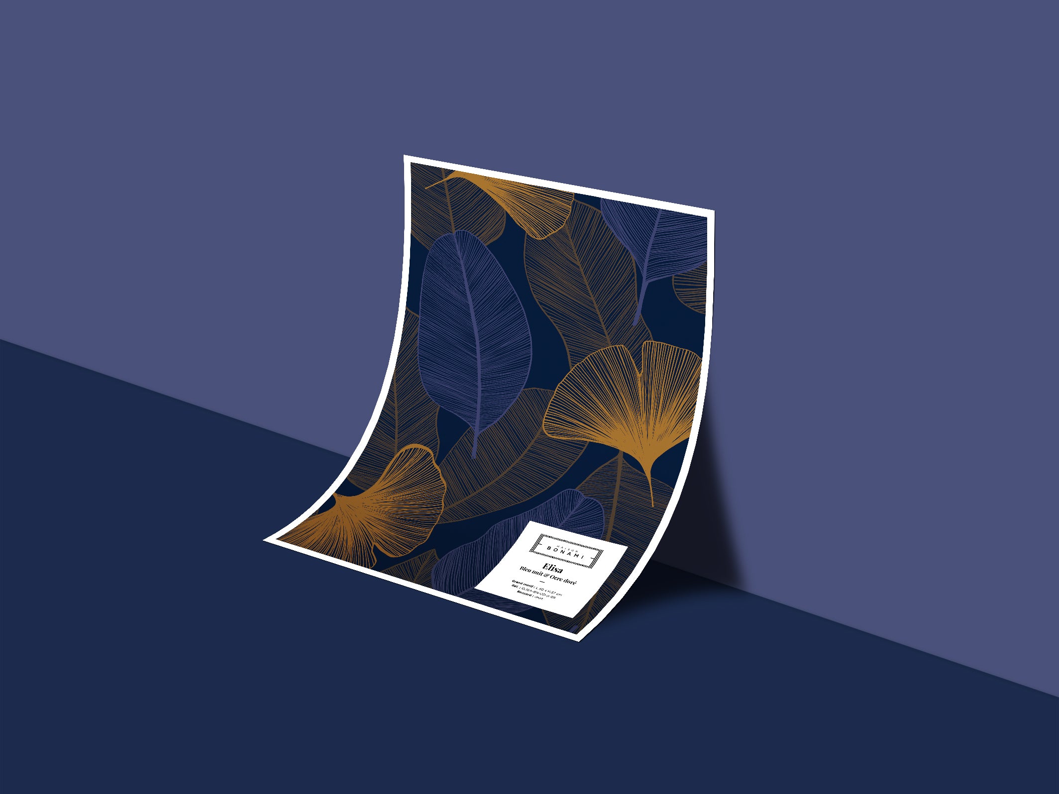 Échantillon papier peint Elisa