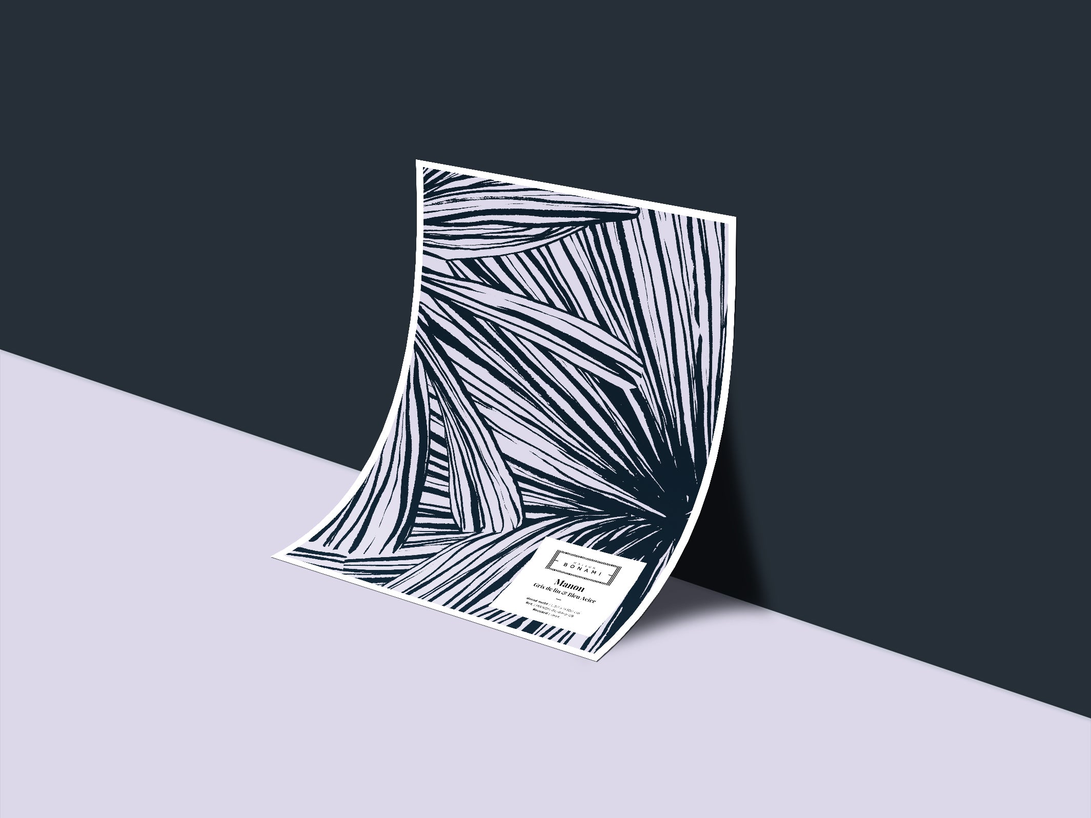 Échantillon papier peint Manon