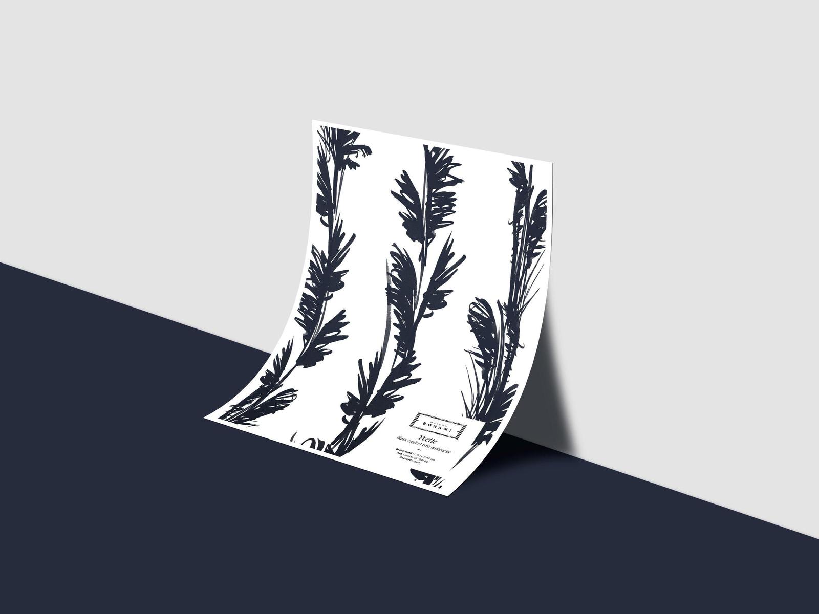 Échantillon papier peint Yvette