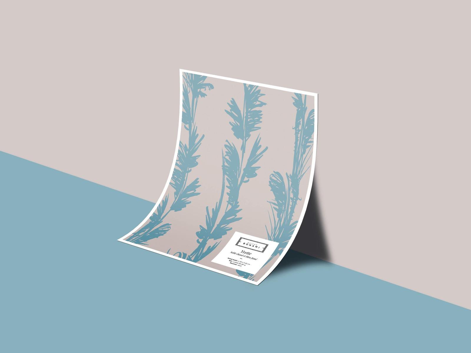 Échantillon papier peint Yvette