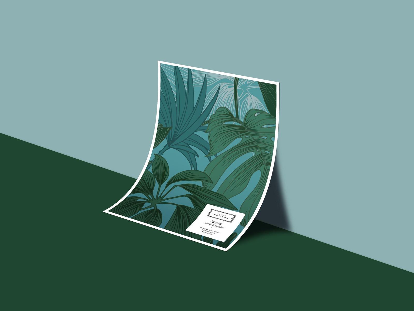 Échantillon papier peint Barnett