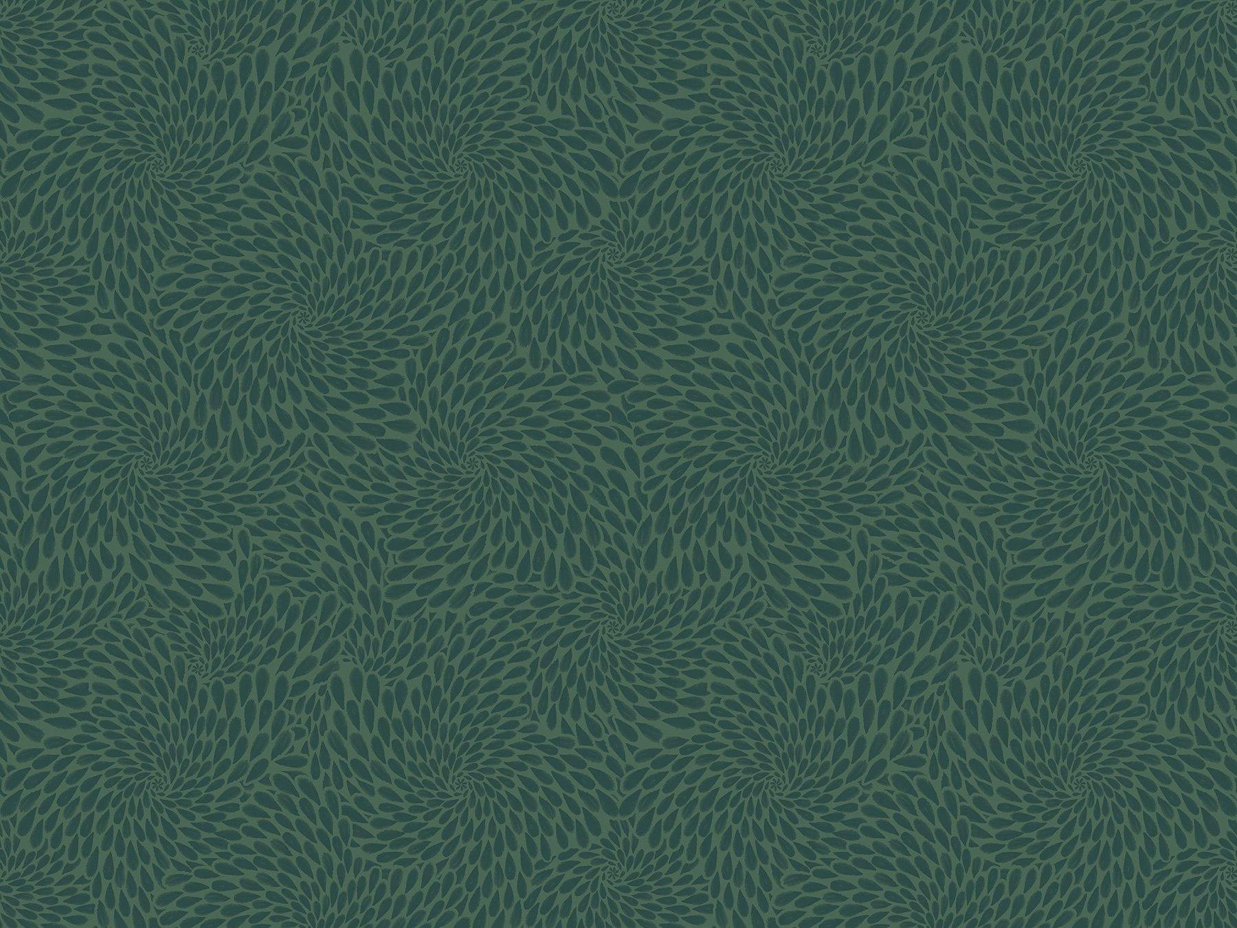 Colette - Vert mousse & Vert sapin - grand motif - Maison BONAMI